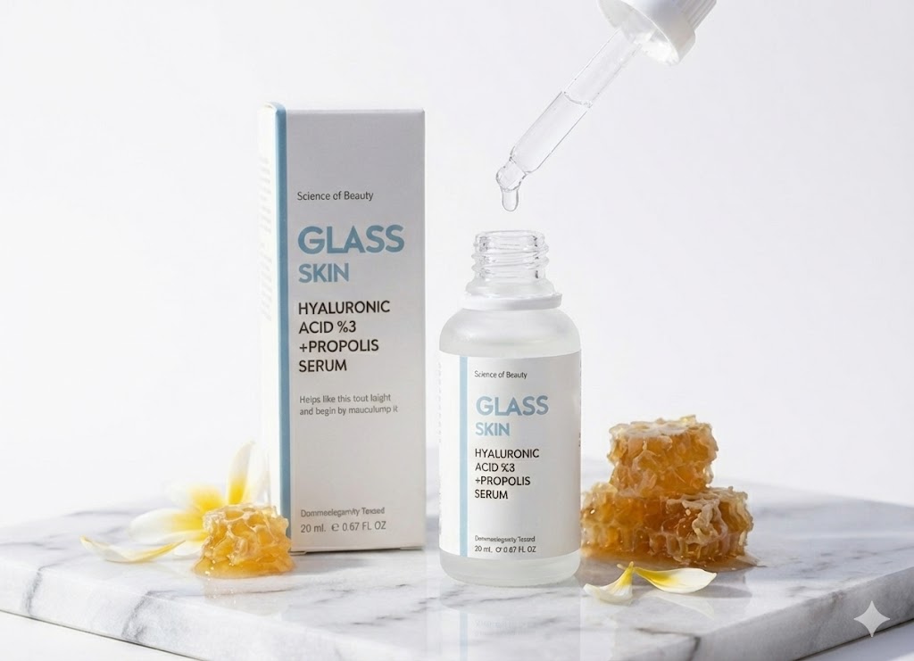 💧 سيروم الترطيب والتغذية المكثف – GLASS SKIN HYALURONIC ACID 3% + PROPOLIS SERUM - 1