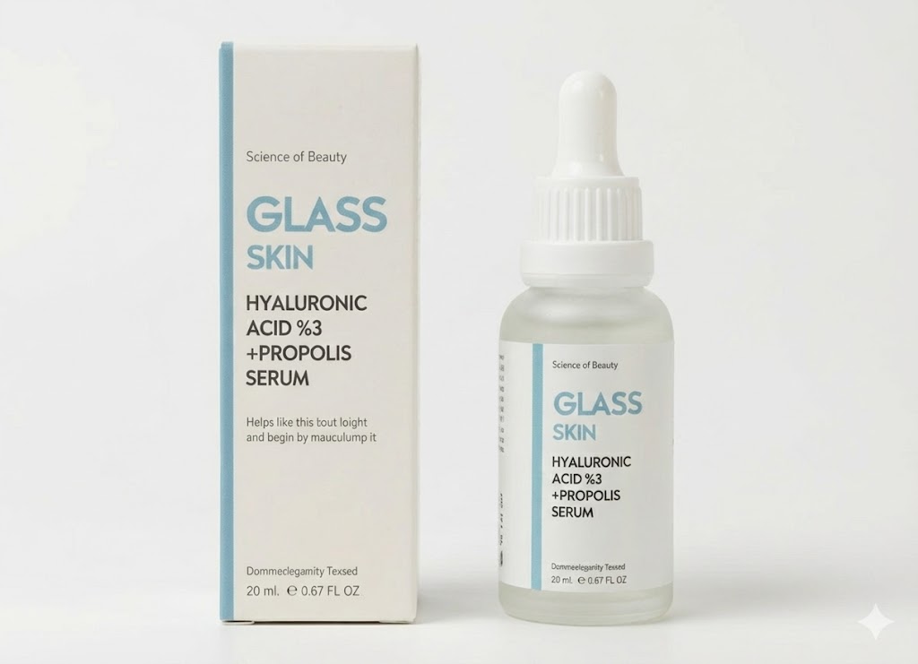 💧 سيروم الترطيب والتغذية المكثف – GLASS SKIN HYALURONIC ACID 3% + PROPOLIS SERUM - 2