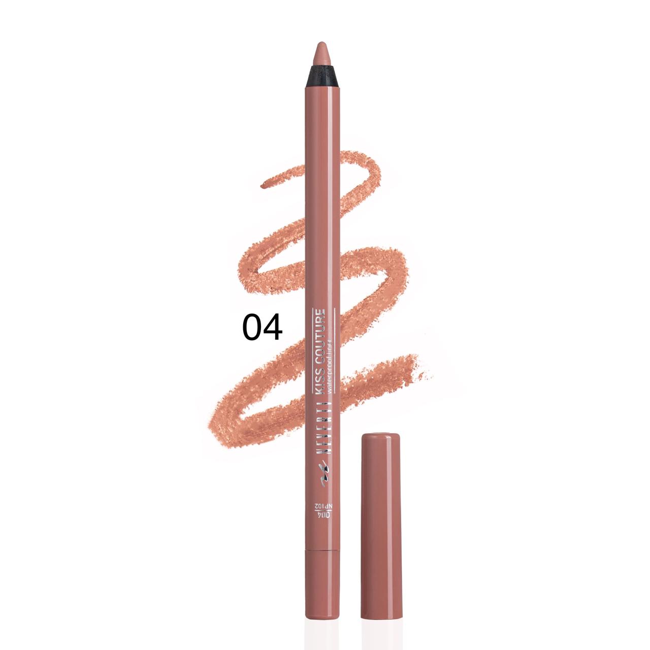 قلم تحديد شفاه ثابت بلاستيك NEVERTI KISS COUTURE LIPLINER - 5