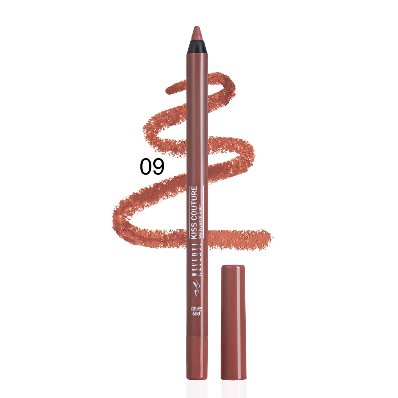 قلم تحديد شفاه ثابت بلاستيك NEVERTI KISS COUTURE LIPLINER - 10