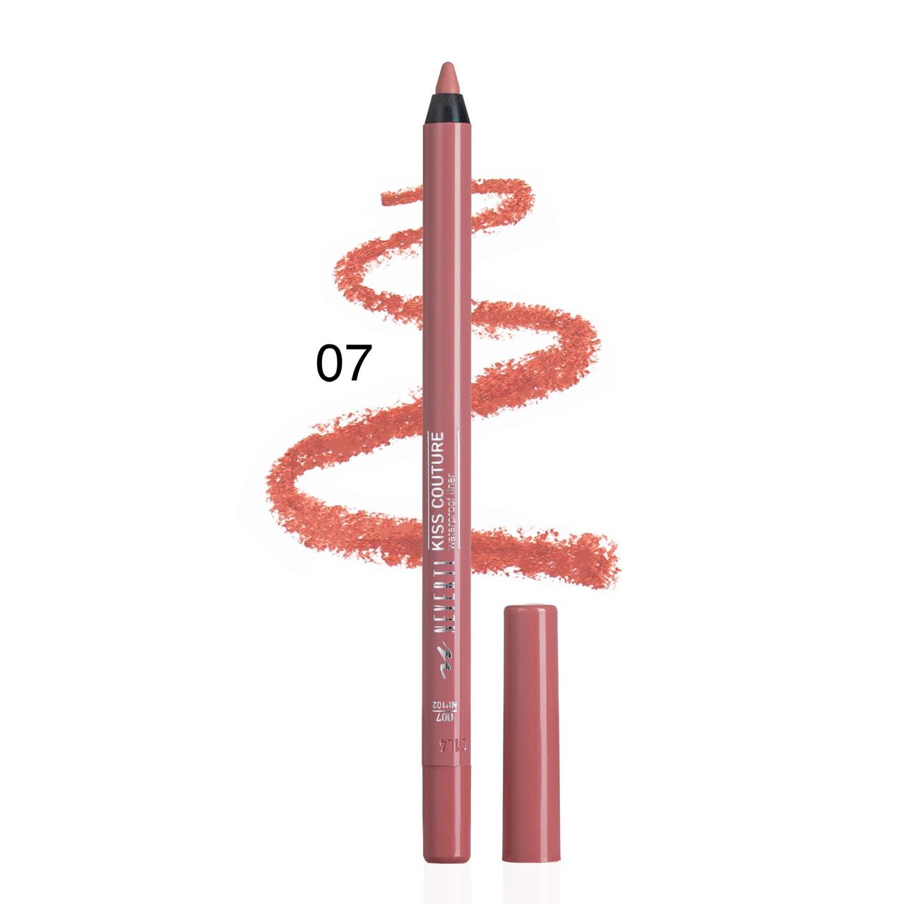 قلم تحديد شفاه ثابت بلاستيك NEVERTI KISS COUTURE LIPLINER - 8